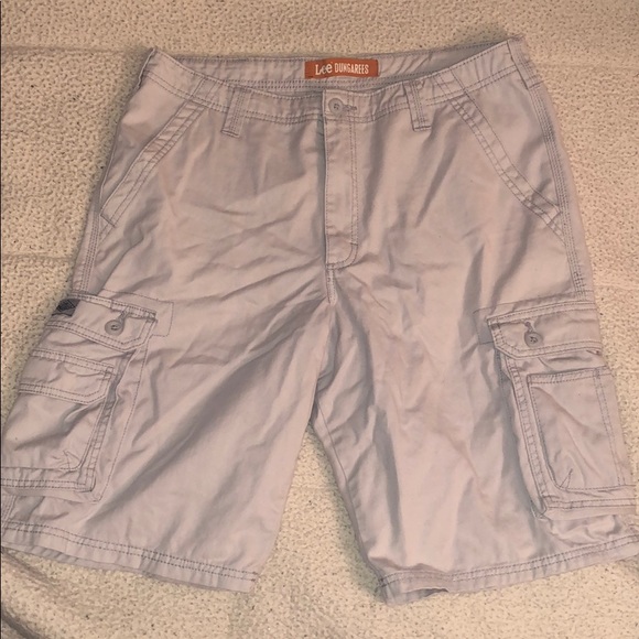 lee dungarees cargo shorts